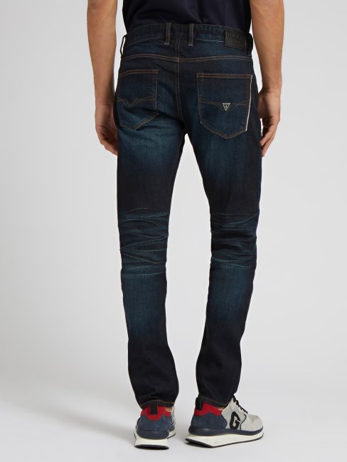 Guess Slim Fit Denim Pantalon Bleu