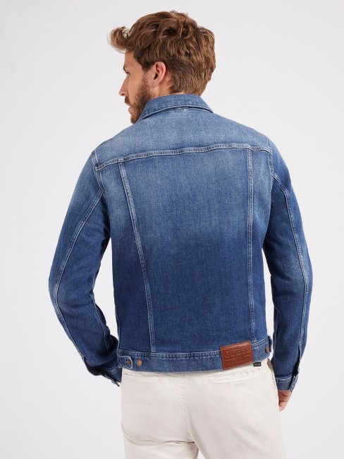 Veste En Jean Coupe Regular Guess Nouvelle Tendance