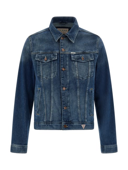 Veste En Jean Coupe Regular Guess Nouvelle Tendance
