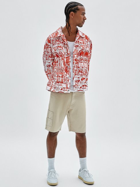 Short Et Jean Guess Beige