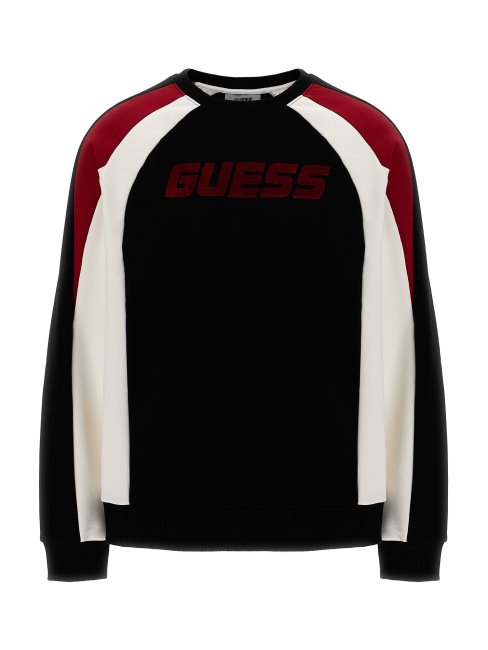 Sweat Guess Color Block Noir
