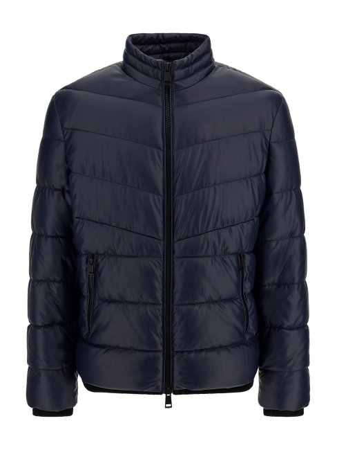 Doudoune En Simili Cuir Guess Bleu Multi