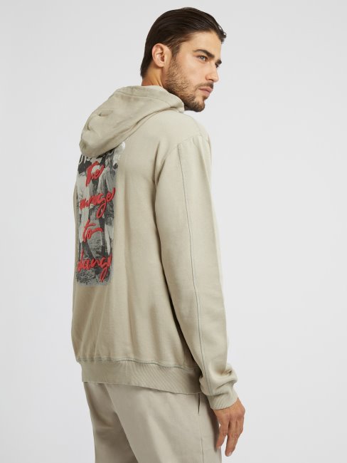 Sweat Imprimé Guess Back Gris