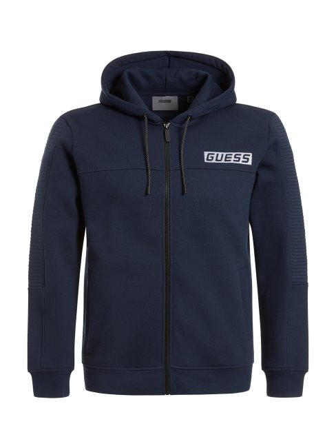 Sweat Zippé Guess Bleu