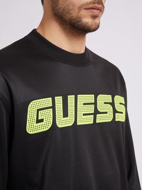 Sweat à Logo Sur Le Devant Noir Guess