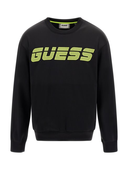 Sweat à Logo Sur Le Devant Noir Guess