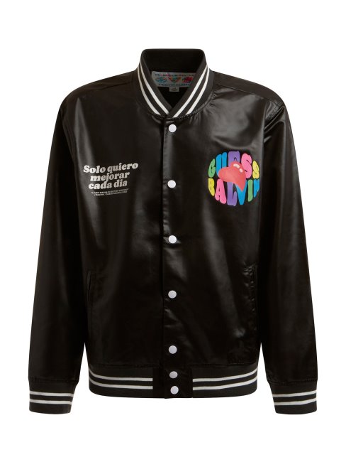 Veste Logo Devant Guess Noir