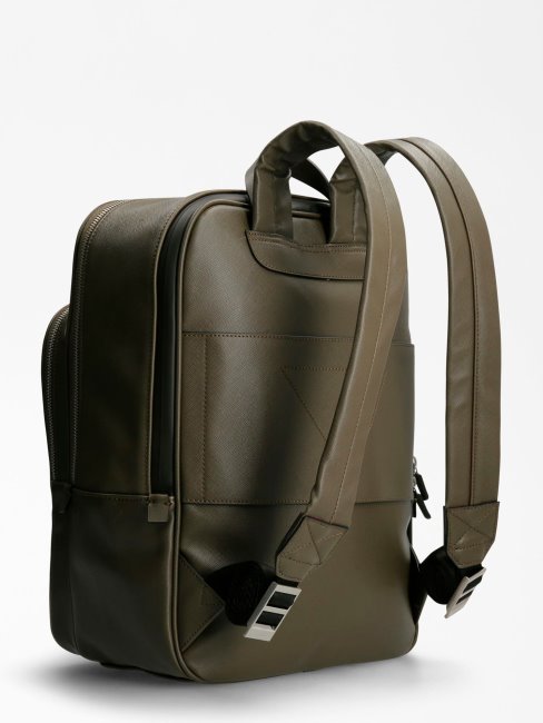 Sac à Dos Guess Certosa Saffiano Gris