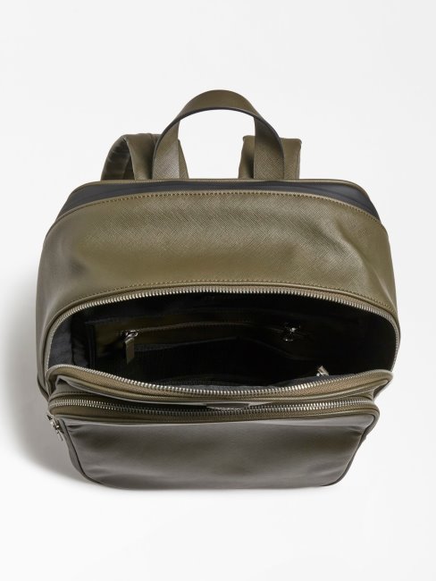 Sac à Dos Guess Certosa Saffiano Gris