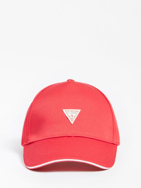 Casquette De Baseball Logo Triangle Rouge Guess