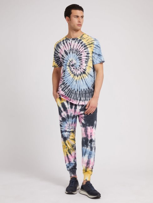 T-shirt Tie-dye Motif Guess Multicolore