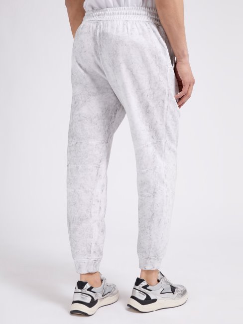 Pantalon Jogger Effet Usé Blanc Guess