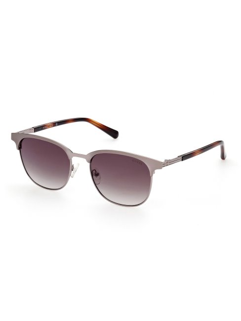 Lunettes De Soleil Browline Modèle Gris Guess