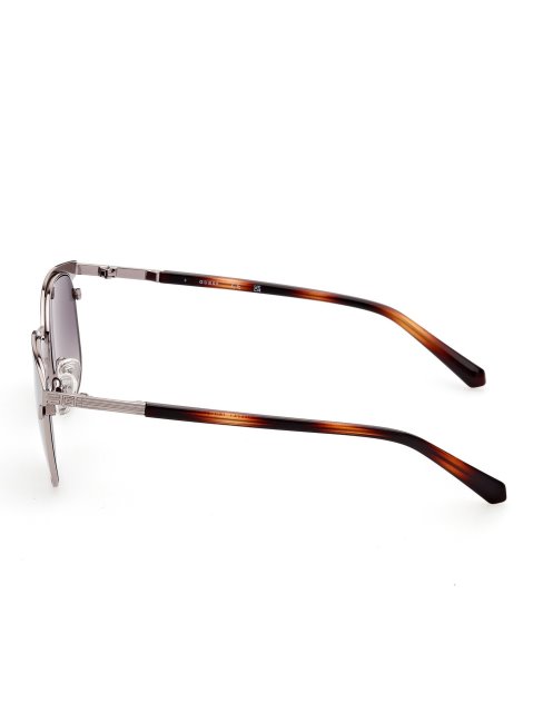 Lunettes De Soleil Browline Modèle Gris Guess
