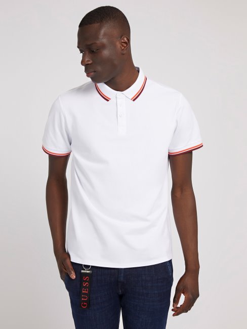 Polo Classique Guess Blanc