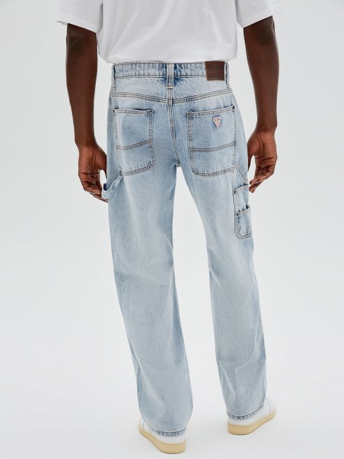 Pantalon Denim Cargo Bleu Guess