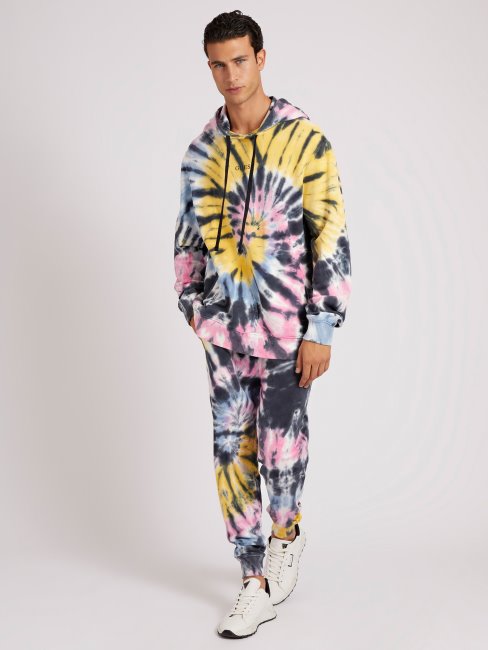Sweat Motif Tie And Dye Multicolore Guess