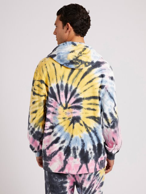 Sweat Motif Tie And Dye Multicolore Guess