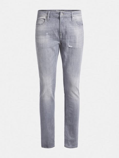 Pantalon Denim Coupé Super Skinny Gris Guess