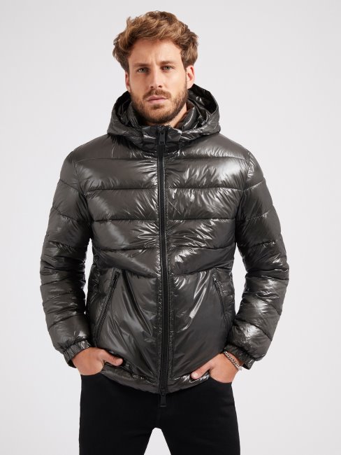 Doudoune Regular Fit Gris Guess