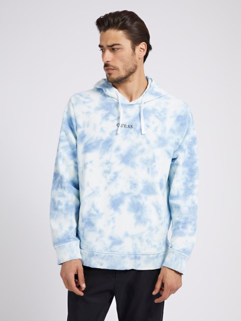 Sweat Bleu Multi Tie-dye Guess