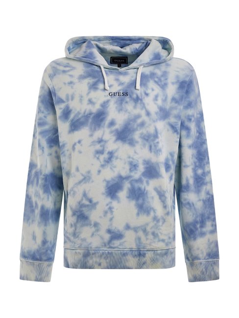 Sweat Bleu Multi Tie-dye Guess