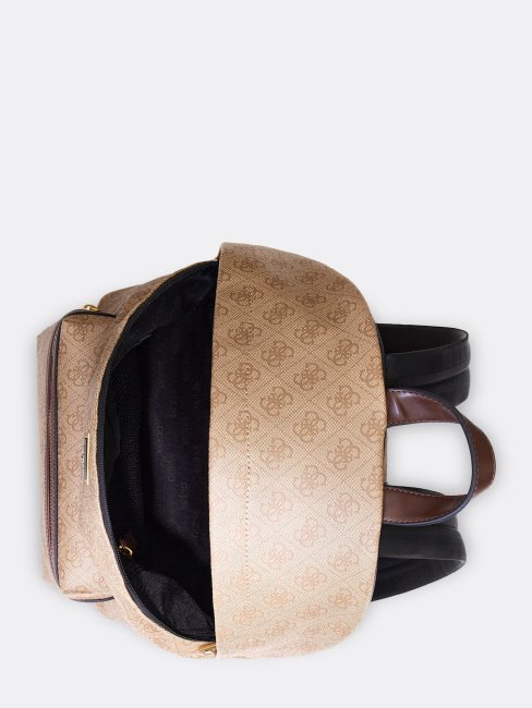 Sac à Dos Beige Logo Guess Vezola 4g