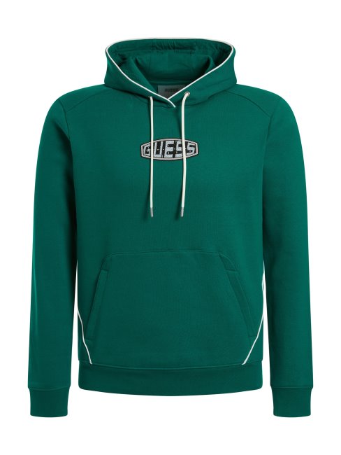 Sweat Vert Guess à Logo Sur Le Devant