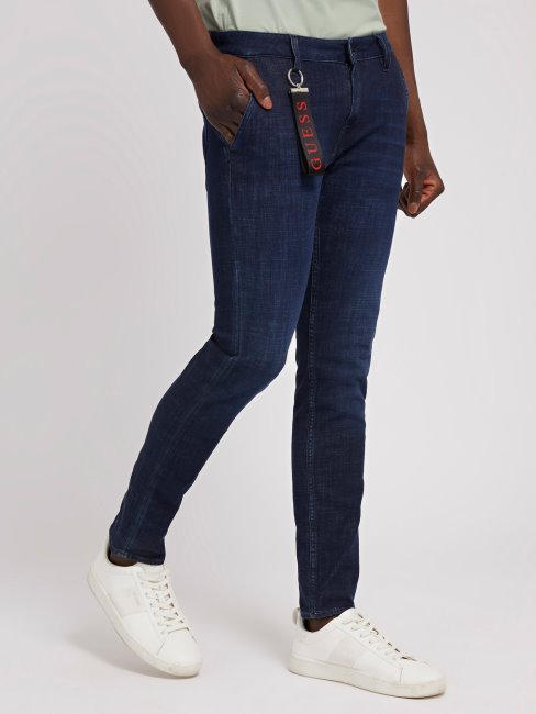 Guess Skinny Fit Denim Pantalon Bleu Tendance