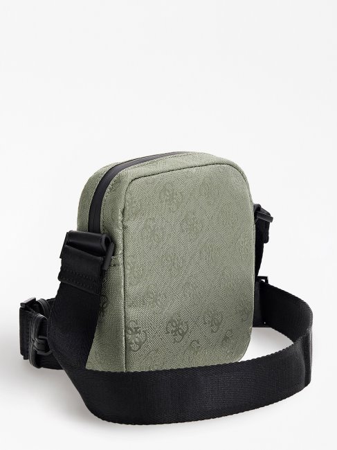 Vezzola Sac à Bandoulière En Nylon Vert Guess