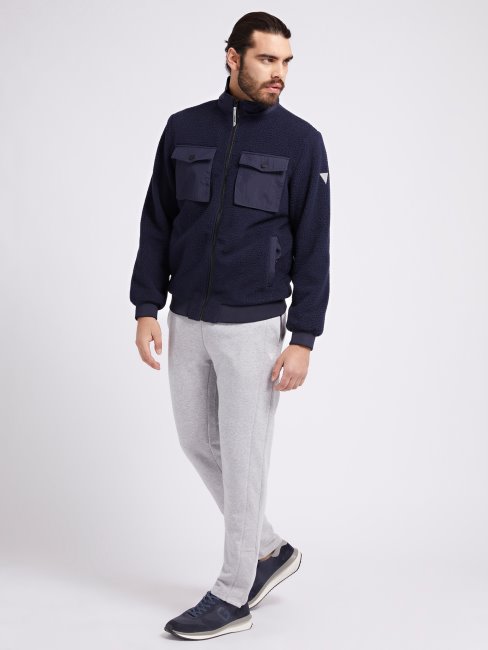 Veste Sherpa Guess Bleu