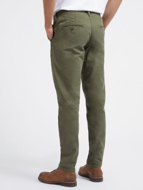 Guess Pantalon Coupe Droite Vert