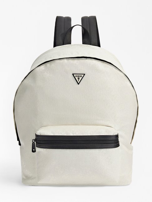 Sac à Dos Vice 4g Logo Guess Blanc