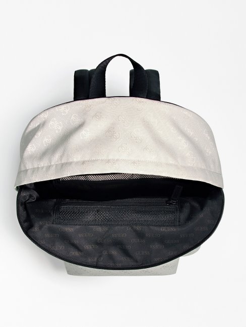 Sac à Dos Vice 4g Logo Guess Blanc