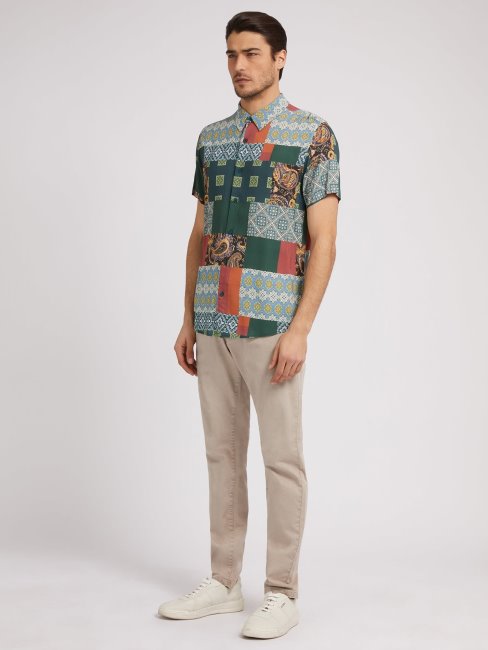 Chemise Imprimée Motif Guess All Over Multicolore