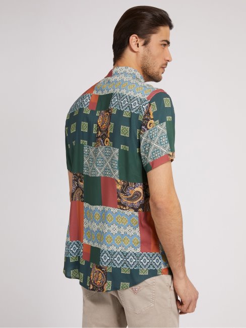 Chemise Imprimée Motif Guess All Over Multicolore