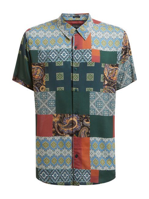 Chemise Imprimée Motif Guess All Over Multicolore