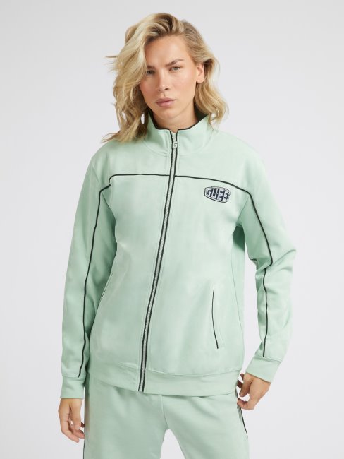 Sweat Suédine Guess Vert