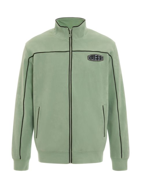 Sweat Suédine Guess Vert