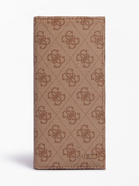 Portefeuille Long Logo Guess Vezzola 4g Marron
