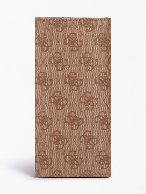 Portefeuille Long Logo Guess Vezzola 4g Marron