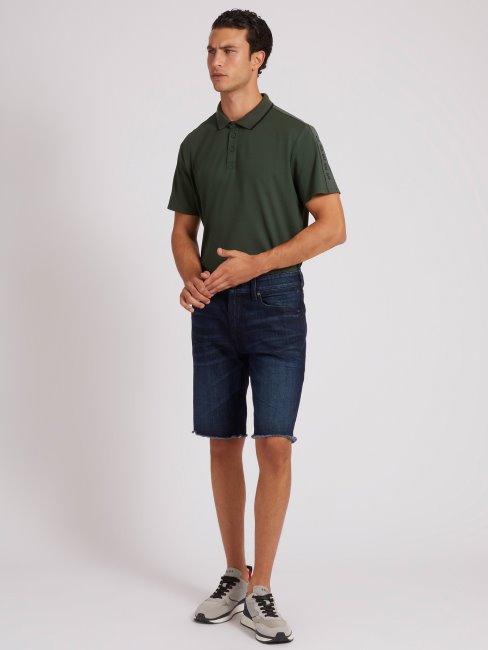 Short En Jean Bleu Coupe Slim Guess