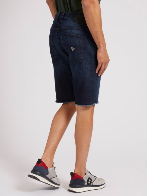 Short En Jean Bleu Coupe Slim Guess