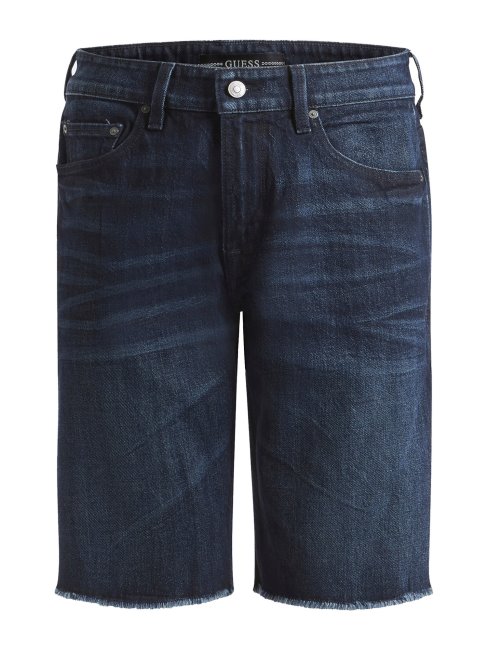 Short En Jean Bleu Coupe Slim Guess