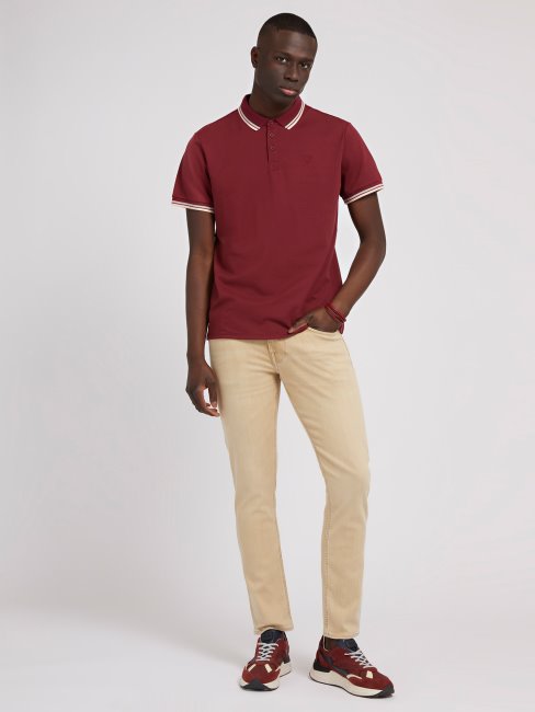 Pantalon Denim Beige Slim Fit Guess