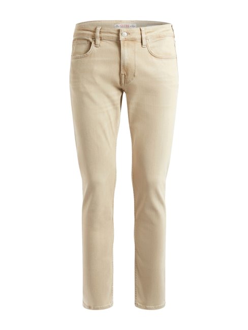 Pantalon Denim Beige Slim Fit Guess