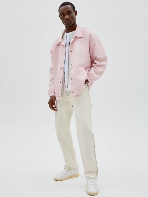 Guess Pantalon En Denim Cargo Blanc