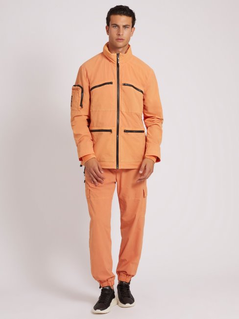 Coupe-vent Orange Poches Avant Guess
