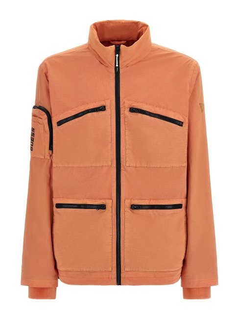 Coupe-vent Orange Poches Avant Guess