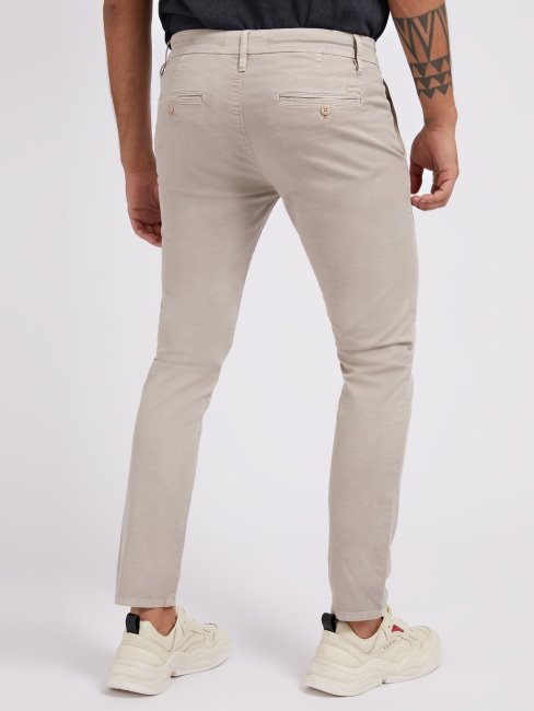 Pantalon Coupe Skinny Guess Beige